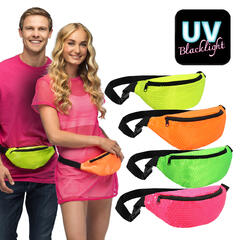 Rumpetaske m/Paljetter - Neon Assortert 1 Caps til voksen - Onesize