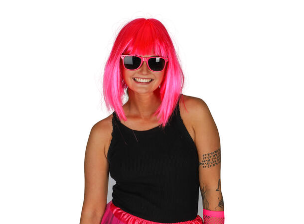 Solbriller - Neon Rosa 1 par briller i plast
