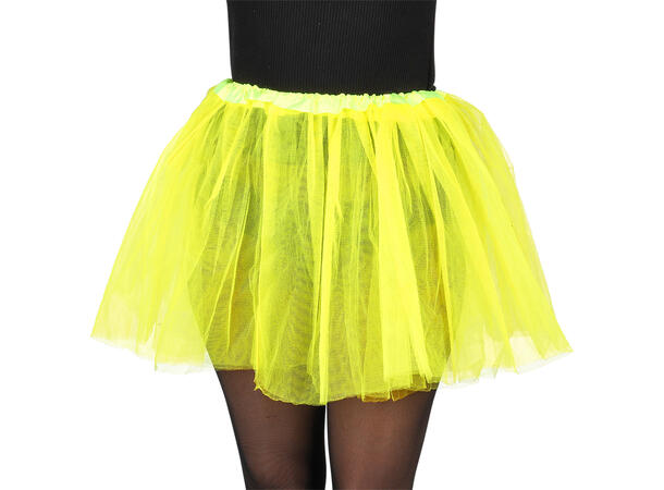 Tutu skjørt - Neon Gul 1 Skjørt til voksen - Onesize