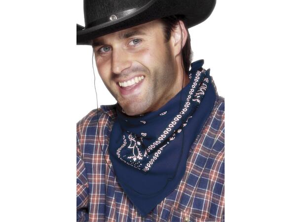 Cowboy bandana - Blå 1 bandana 