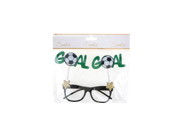 Fotballbriller - GOAL 1 par briller i plast 