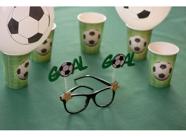 Fotballbriller - GOAL 1 par briller i plast 