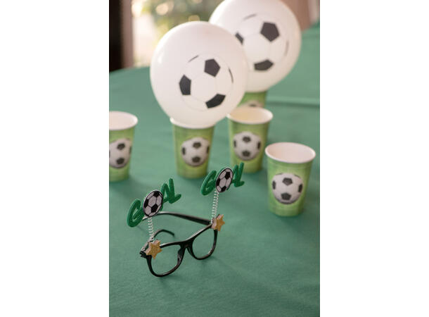 Fotballbriller - GOAL 1 par briller i plast 