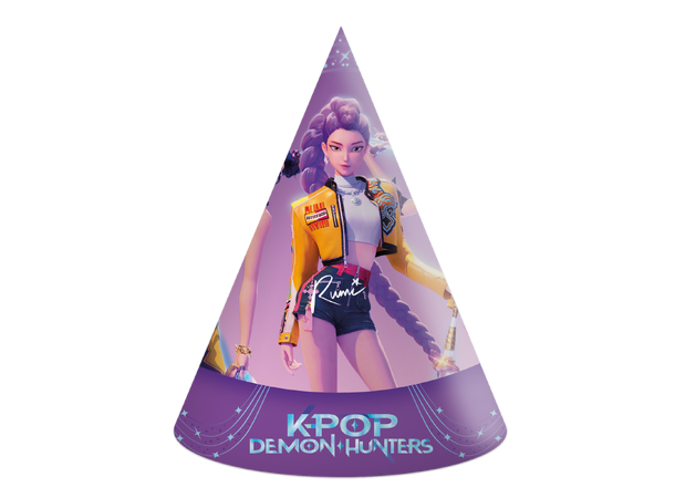 K-Pop Demon Hunters 6 FSC - Papirhatter - 16x12cm 