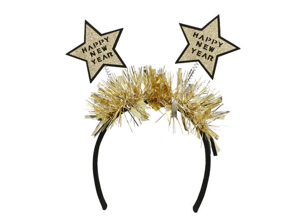 Tiara - Happy New Year - Stjerne 1 Tiara - Onesize 