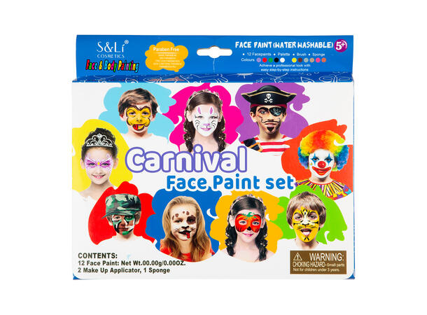 Ansiktsmaling Ansiktsmaling karneval 