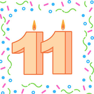 11-årsdag-bursdag-fødselsdag-gebursdag-jubileum-partyland