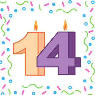 14-årsdag-bursdag-fødselsdag-gebursdag-jubileum-partyland